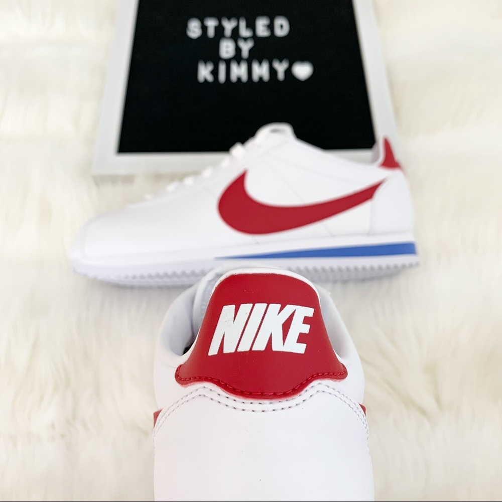 🌸 NIKE Basic Leather Cortez Sneakers Shoes NEW - Picture 6 of 9